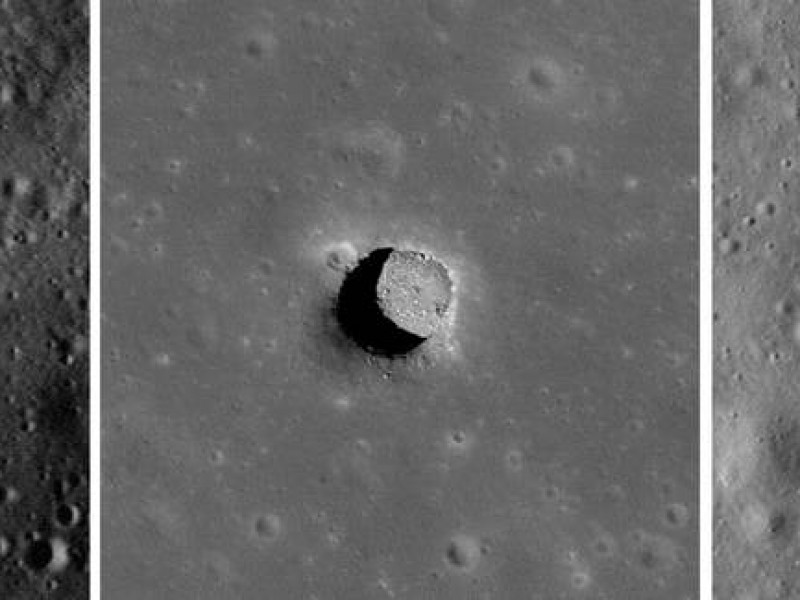 Descubren pozos en la Luna ideales para la vida humana