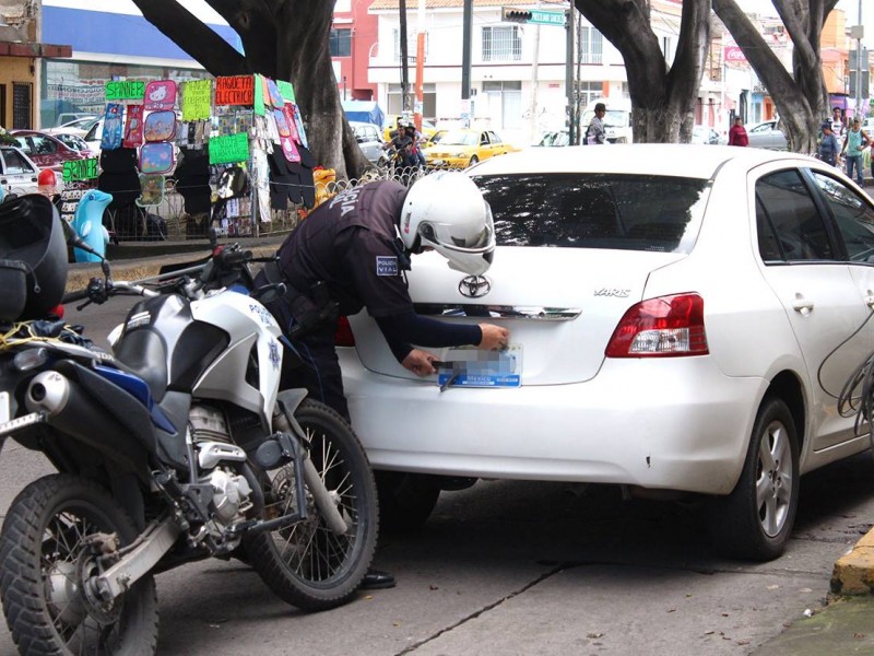 Desde febrero aplicarán multas por no cambiar placas