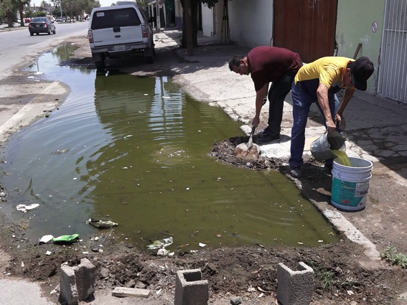 Desde hace 15 años, vecinos se muestran desesperados por estancamiento