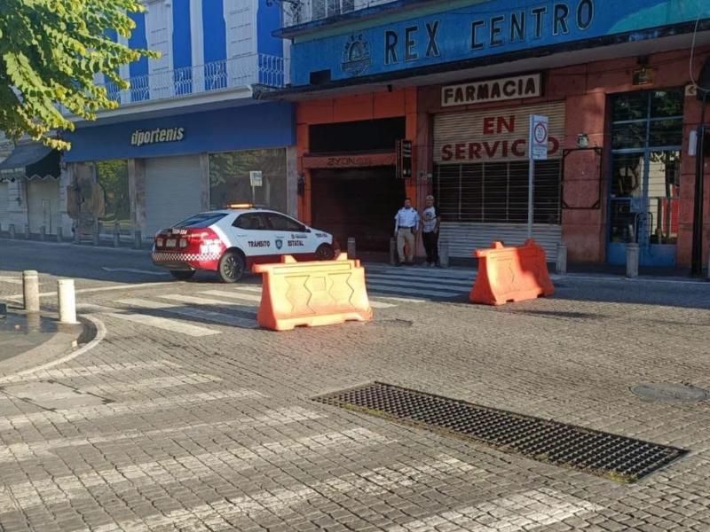 Desde la madrugada permanece cerrada Enríquez, por megapantalla del Mundial