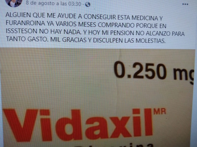 Desesperación y cansancio causa desabasto y mala atención en ISSSTESON