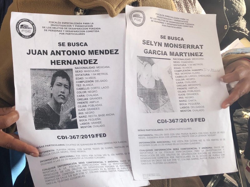 Madre busca desesperadamente a su hijo