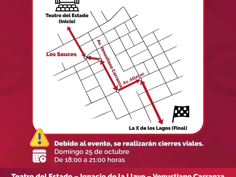Desfile de Catrinas provocará cierres viales en Xalapa este domingo