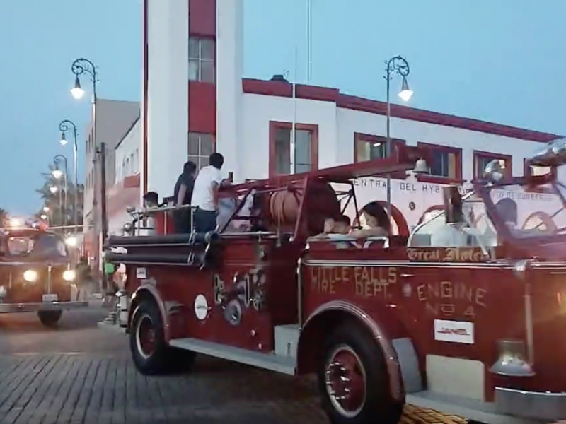 Desfile por el 150 aniversario de Bomberos de Veracruz