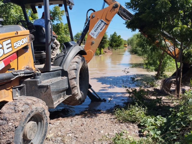 Desfoga PC-Guasave calles en la zona 