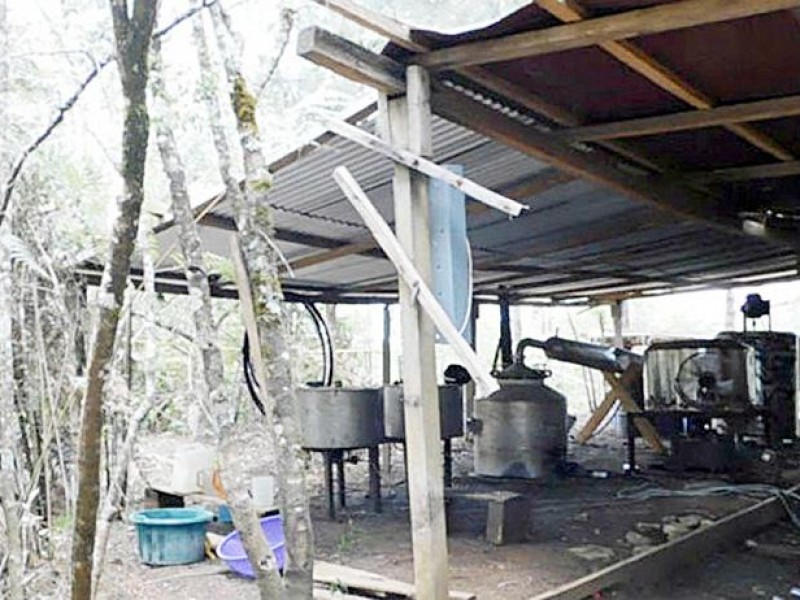 Desmantelan laboratorio de drogas en Chiapas
