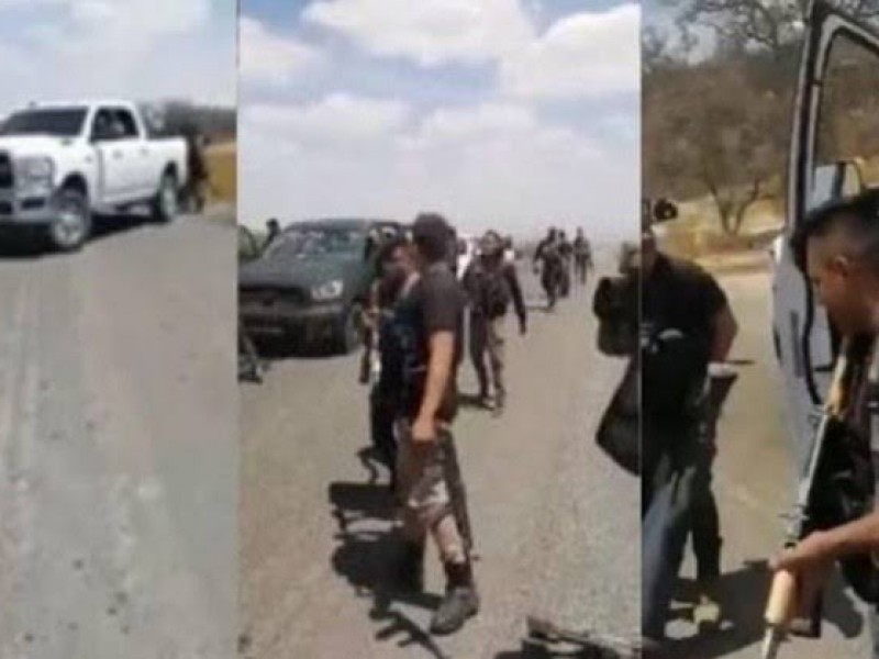 Desmienten incursión del CJNG en Aguililla; grabaciones pertenecen a Jalisco