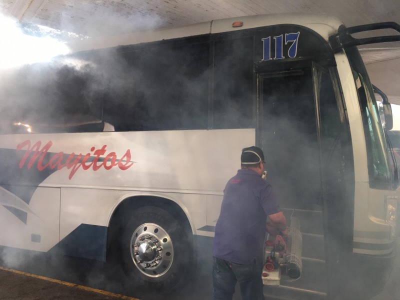 Desmienten presencia de paciente con COVID, en central de autobuses