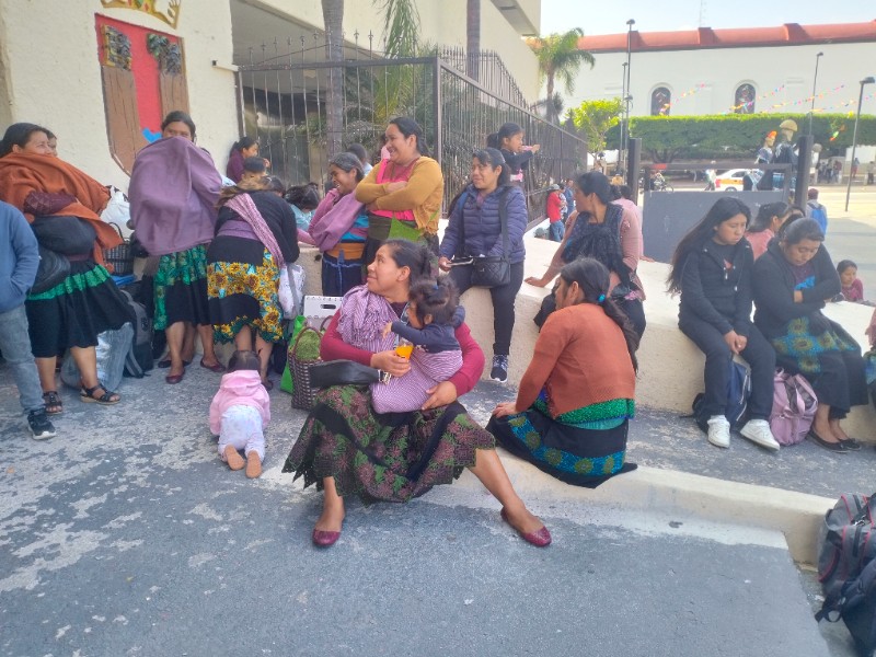 Desplazados de Chenalhó marchan en exigencia de reparación del daño