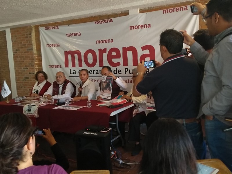 Desplegado de rechazo de elección a gobernador: MORENA