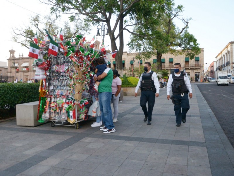 Desplegarán operativos para mantener el orden  durante días patrios