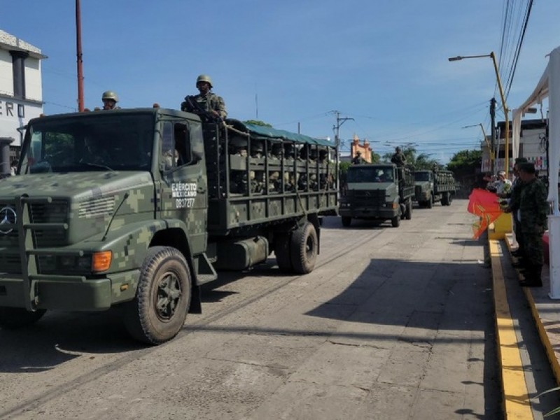 Despliega Ejército y GN operativo de seguridad en frontera sur