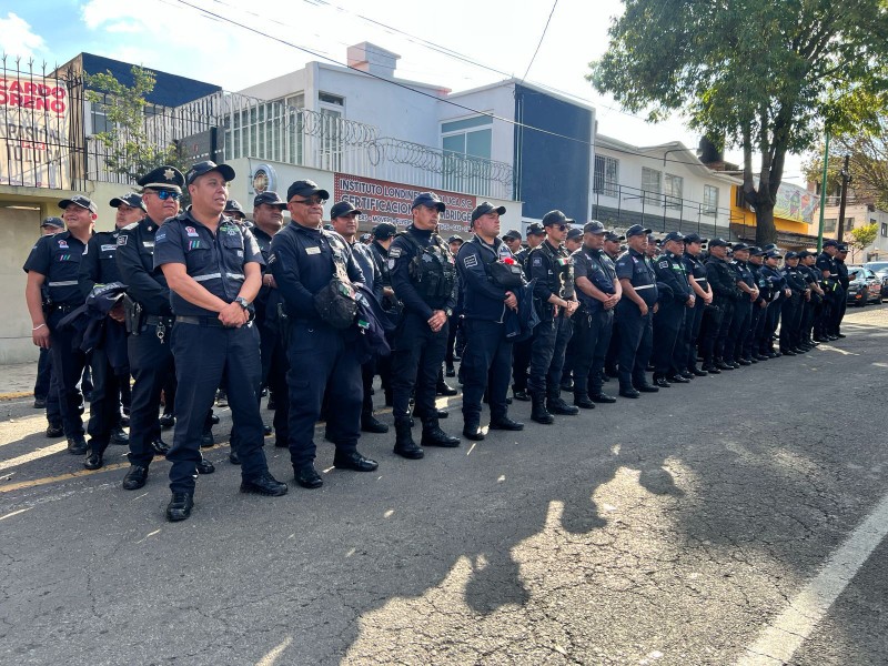 Despliega Toluca operativo de seguridad para la Jornada Electoral Judicial