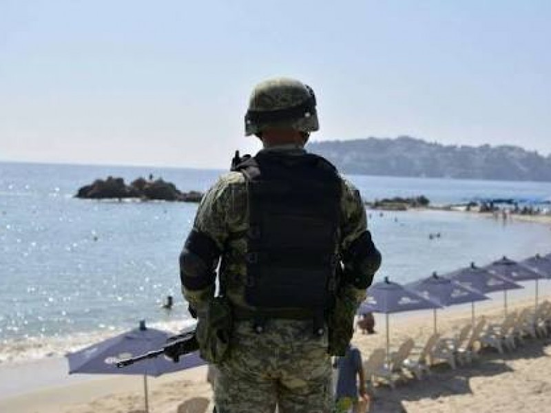 Despliegan 4.724 militares en zonas turísticas por Semana Santa