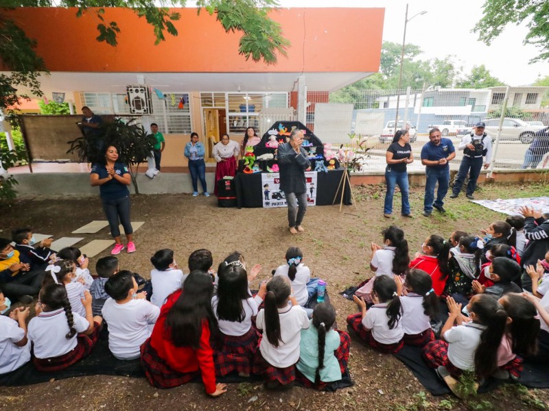 Despliegan campaña de Prevención del Delito en Poza Rica