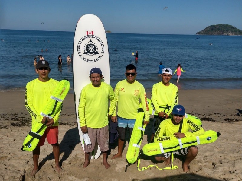 Despliegan operativo de guardavidas en playas Nayaritas