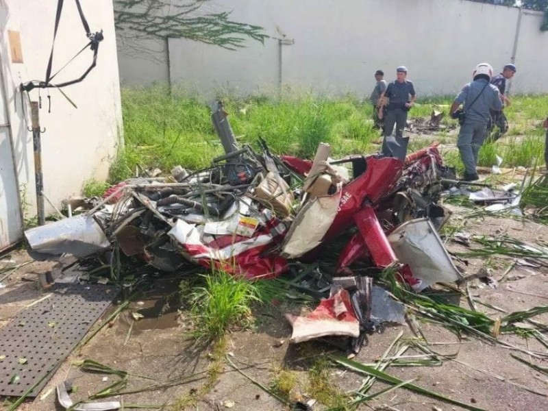 Desplome de helicóptero-taxi deja cuatro muertos en Brasil