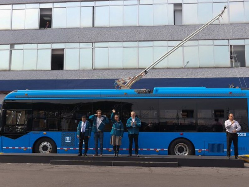 Después de 22 años, CDMX estrena trolebuses