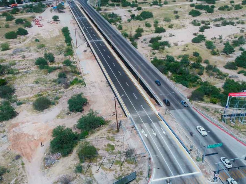 Despues de dos meses abriran el puente de la 8