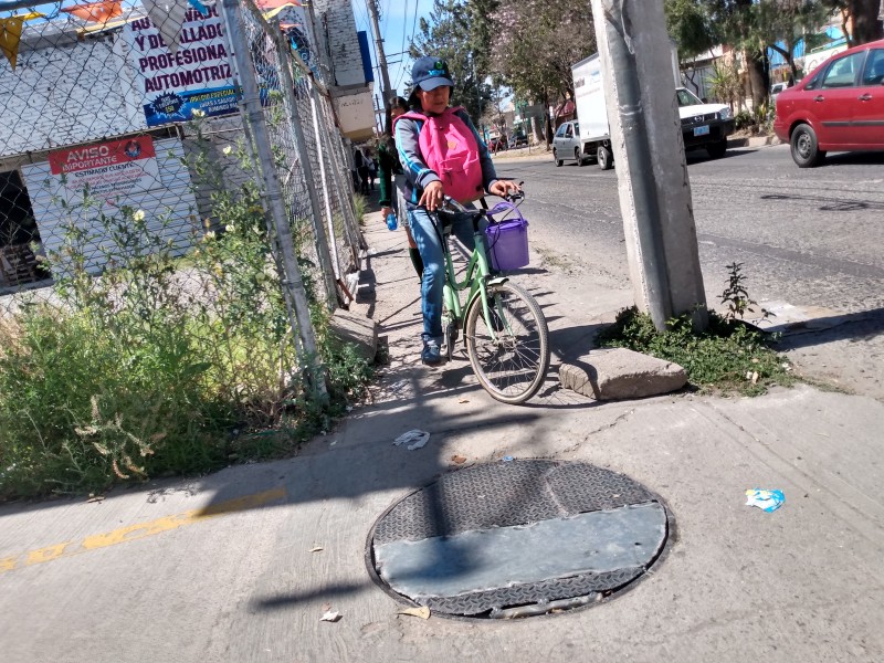 Después de un año, tapan registro en Barrio de Guadalupe