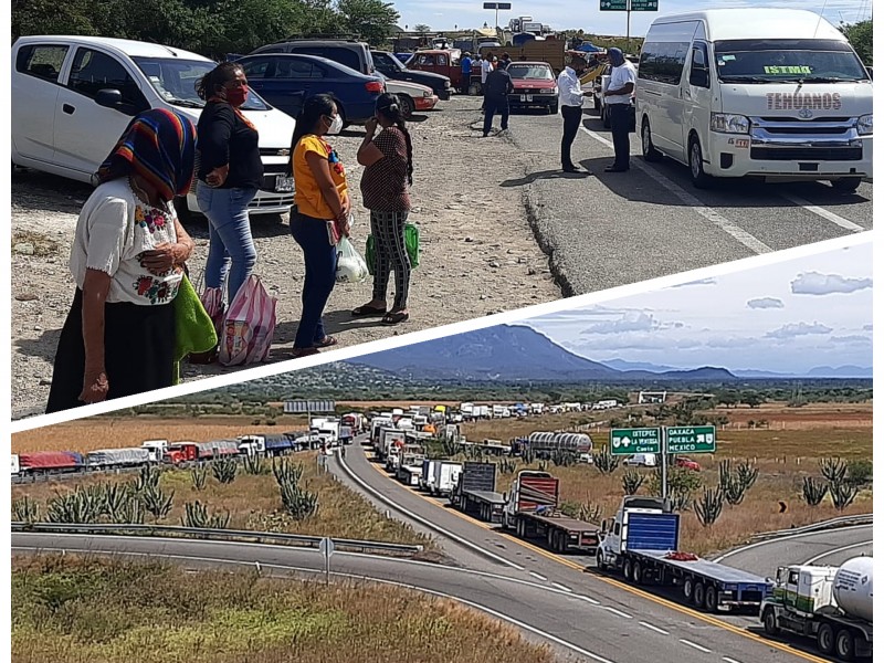 El Istmo de Tehuantepec con tres días de bloqueos carreteros