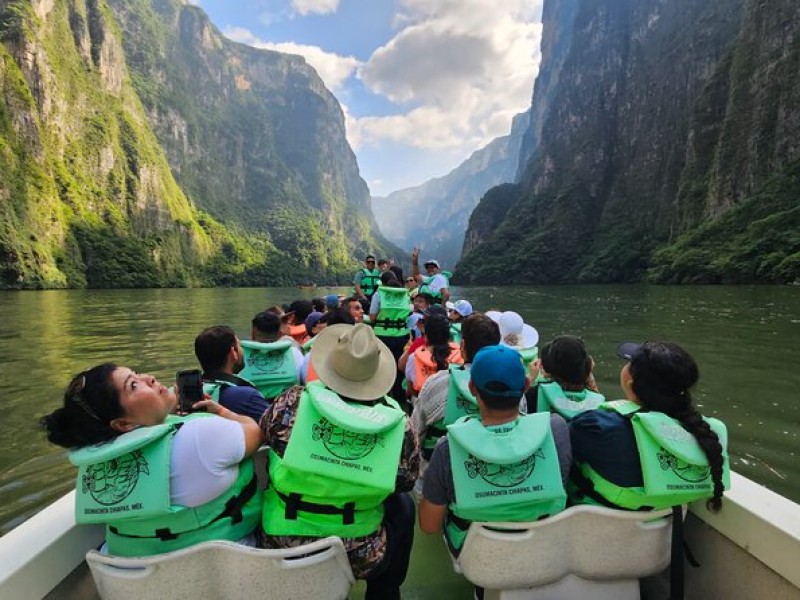 Destaca Cañón del Sumidero como atractivo para turistas