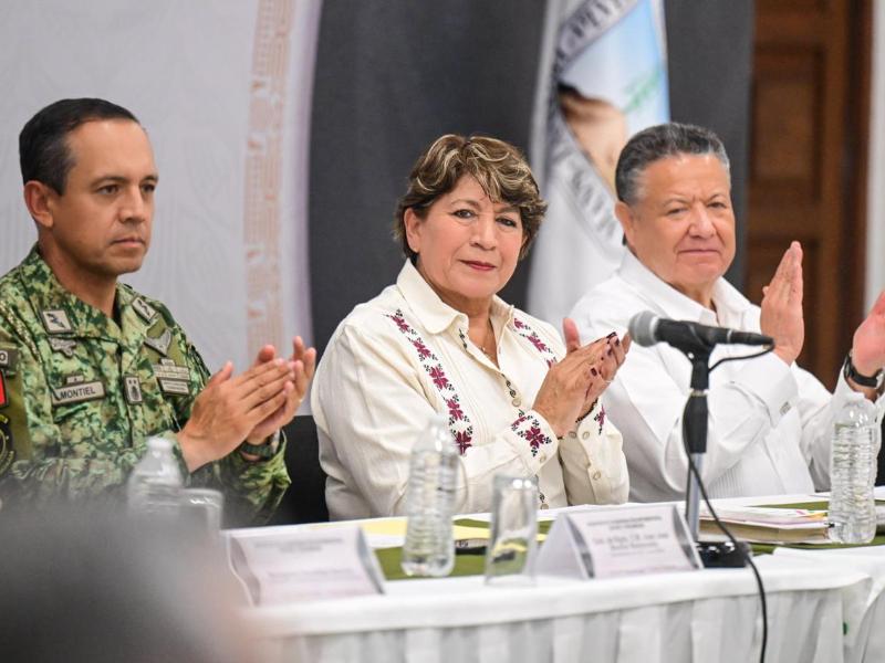 Destaca Delfina Gómez reducción de homicidios y robo de vehículos