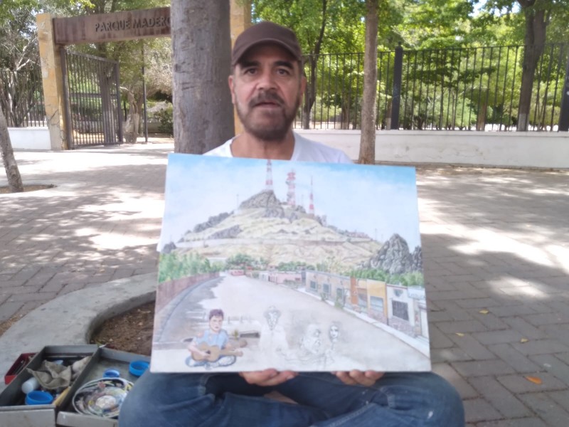 Destaca la belleza de Hermosillo en pinturas en óleo