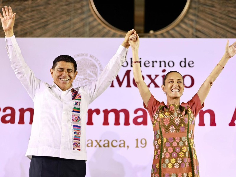 Destaca Salomón Jara apoyo de Claudia Sheinbaum para Oaxaca