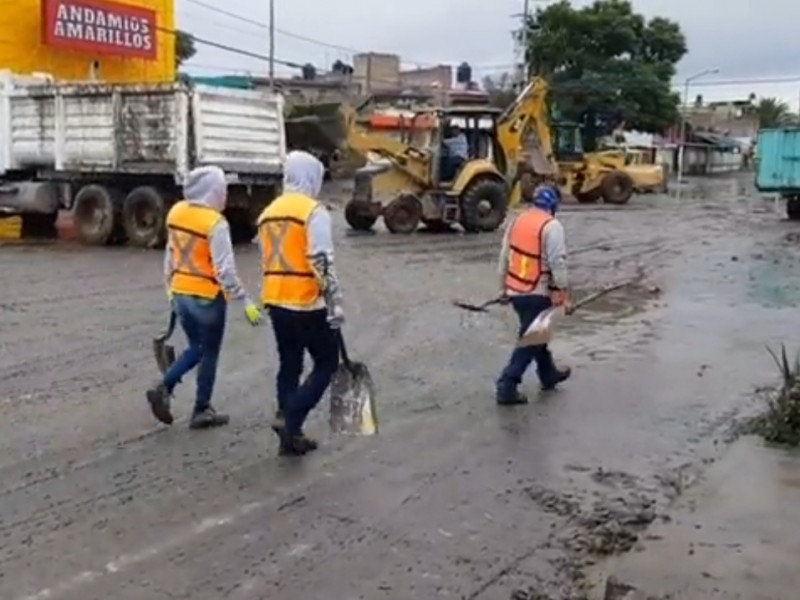 Destapa PC Zapopan boca de tormenta en Miramar ante inundaciones