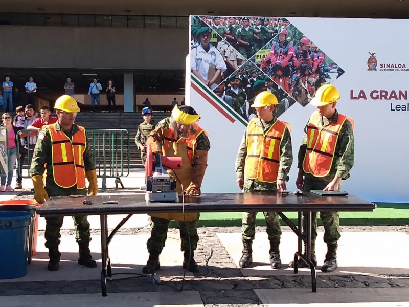 Destruye SEDENA armas decomisadas en Sinaloa