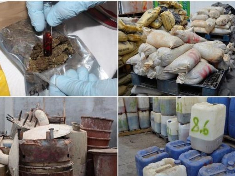 Destruyen 36 toneladas de narcóticos en Sinaloa