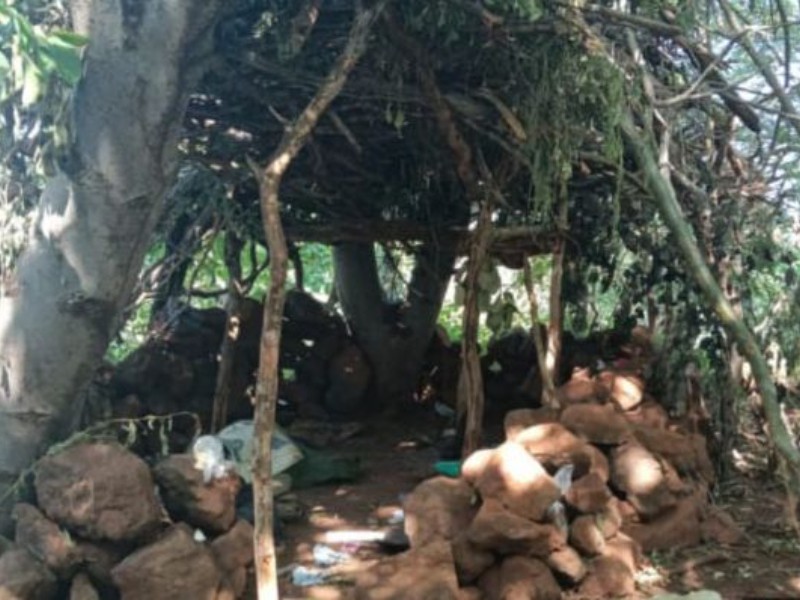 Destruyen campamento del crimen organizado en Apatzingán