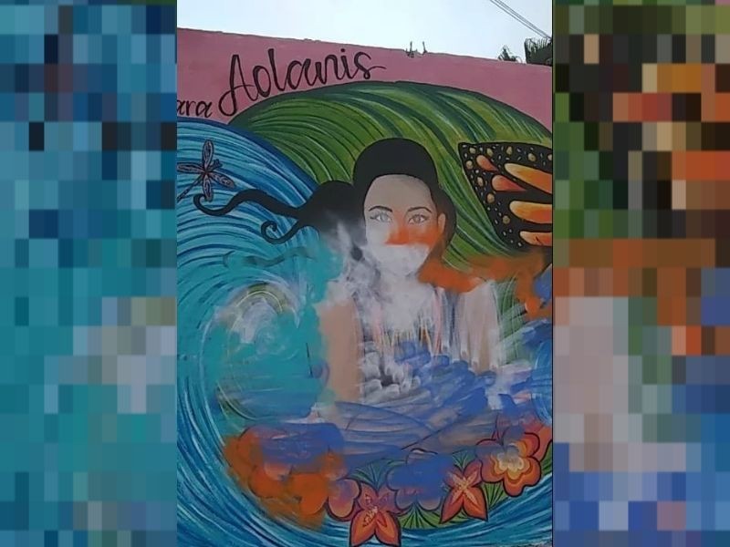 Destruyen mural que conmemoraba a víctima de feminicidio