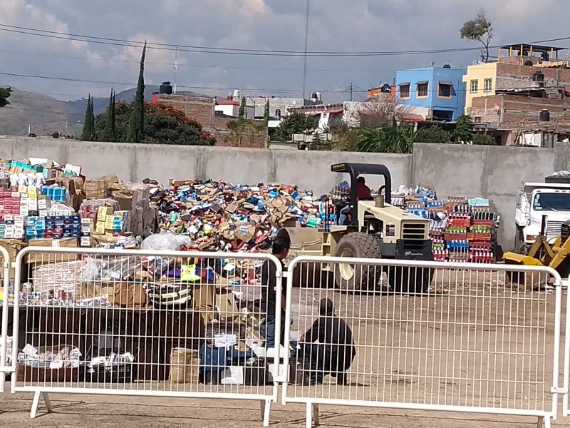 Destruyó PGR 43 toneladas de productos 