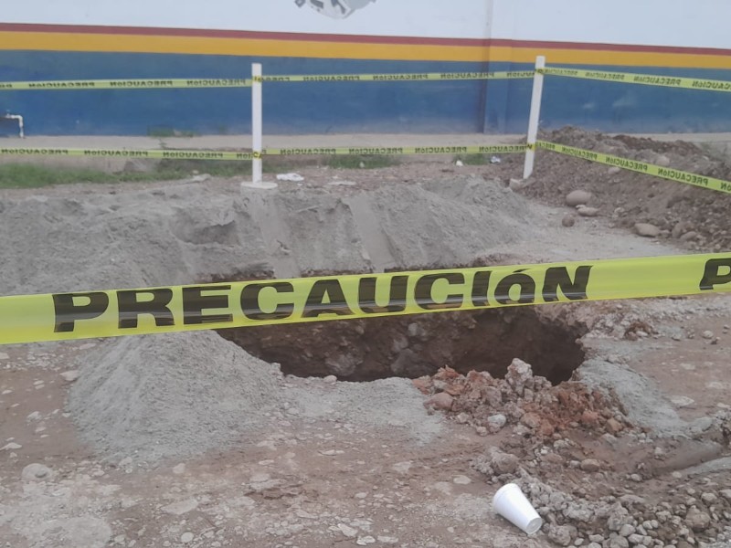 Detectan cuatro zonas vulnerables por riesgo de socavones en Los Mochis