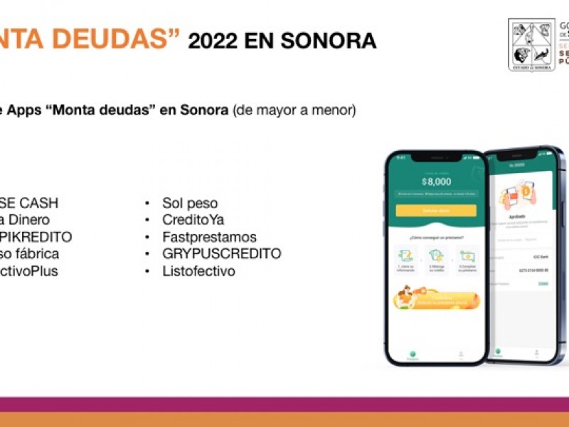 Detectan en Sonora páginas electrónicas monta deudas