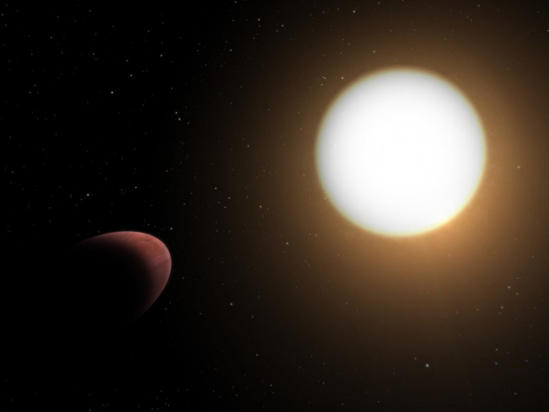 Detectan por primera ocasión exoplaneta con forma ovalada