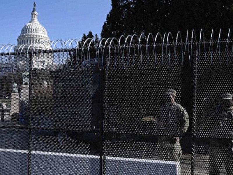 Detenciones en Washington DC durante blindaje del Capitolio