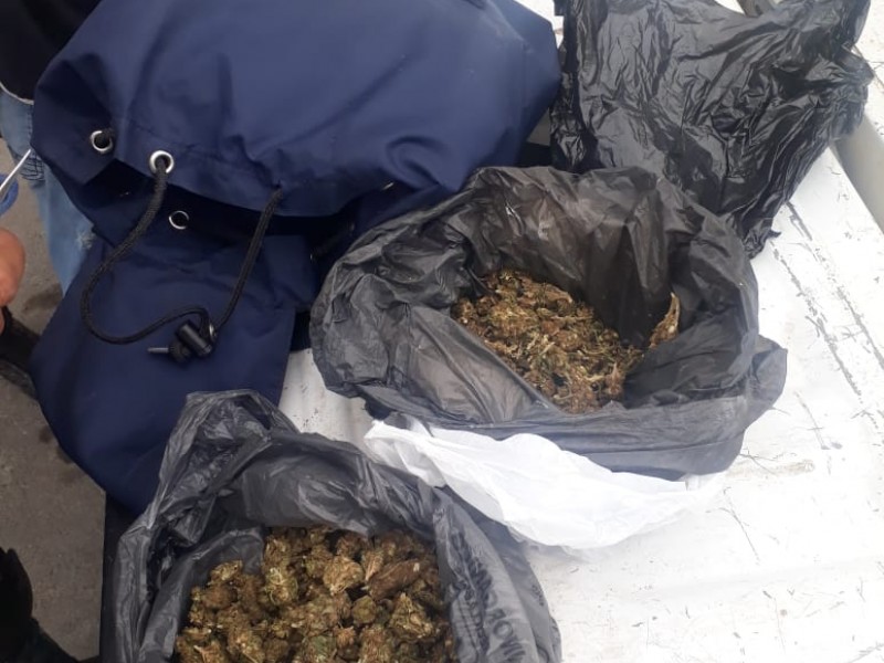 Detenidas dos personas por posesión de marihuana