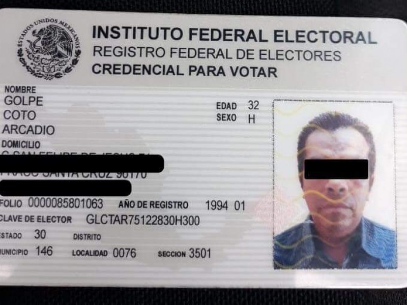 Detenido por usar  documentos falsos