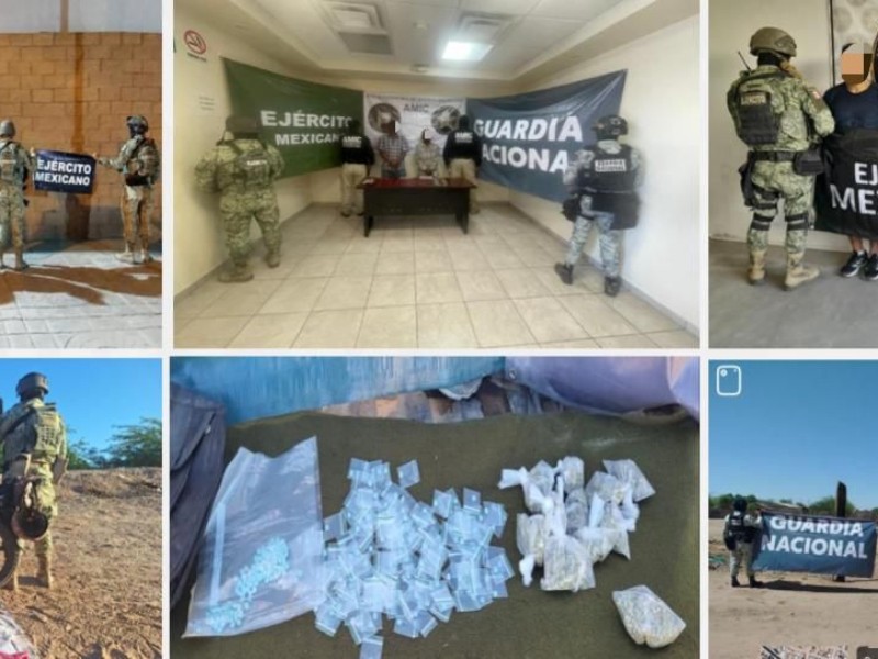 Detienen a 112 con armas y droga en operativos estatales