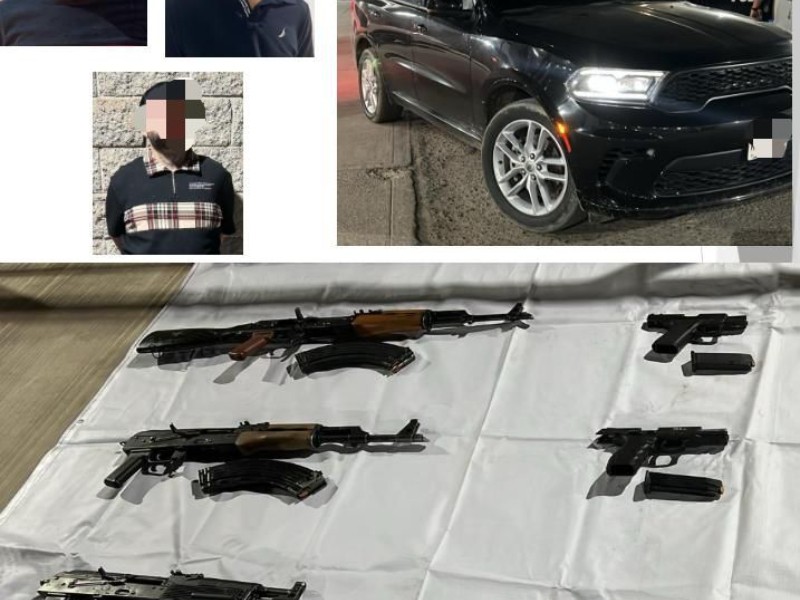 Detienen a 120 personas y aseguran armas y narcóticos