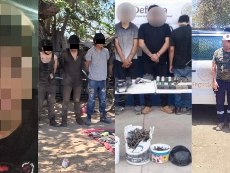 Detienen a 17 personas y decomisan armas, explosivos y vehículos