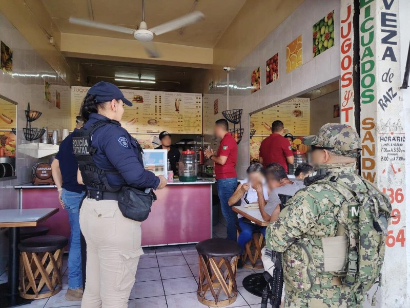 Detienen a 40 personas en diversos operativos en la entidad
