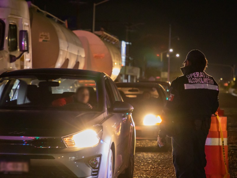 Detienen a 40 tras operativo alcoholímetro en la capital