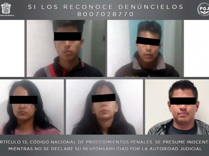 Detienen a 5 presuntos extorsionadores al parecer  de Michoacán