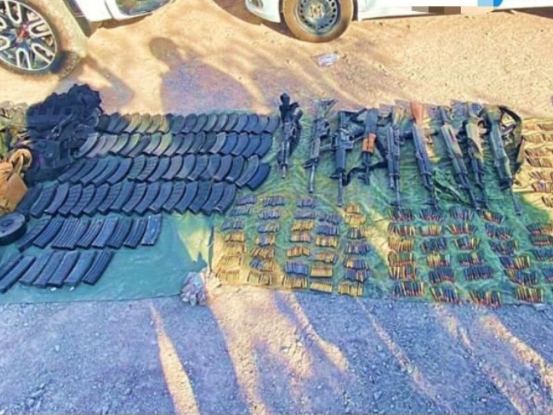Detienen a 6 en Altar y aseguran armas de fuego en Altar