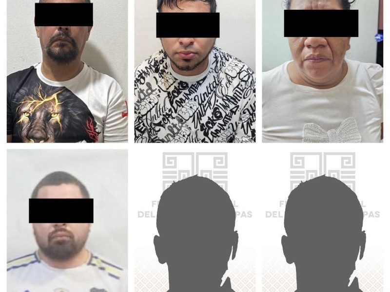 Detienen a 6 presuntos responsables de robo de vehículos en Tapachula