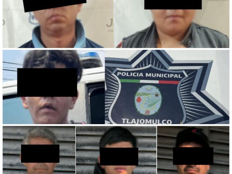 Detienen a 65 personas por diversos delitos en Tlajomulco